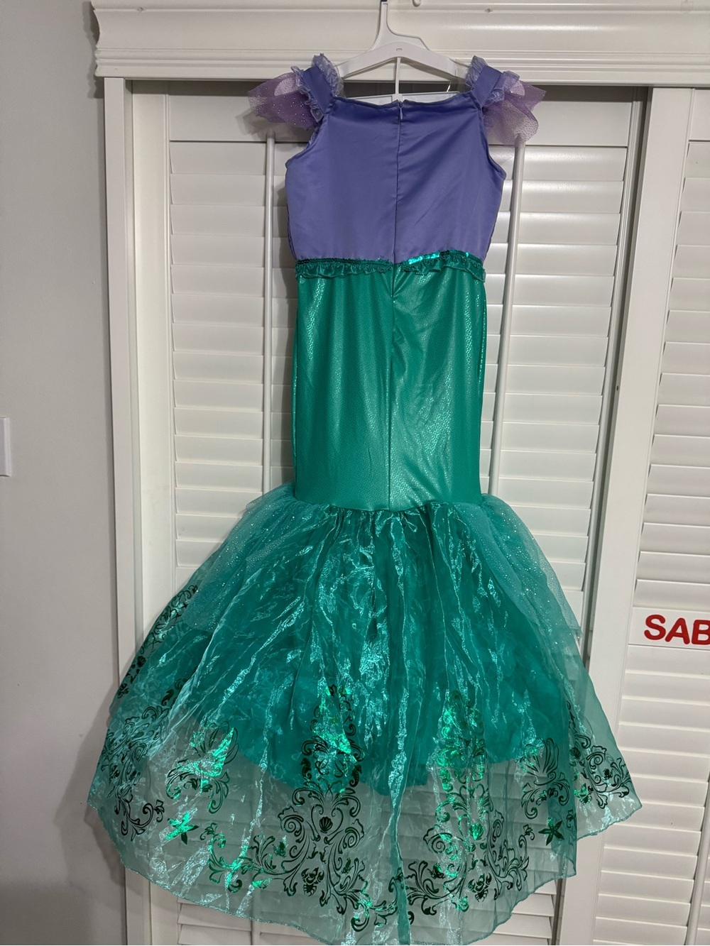 Disney Little Mermaid Costume Dress - Picture 5 of 6
